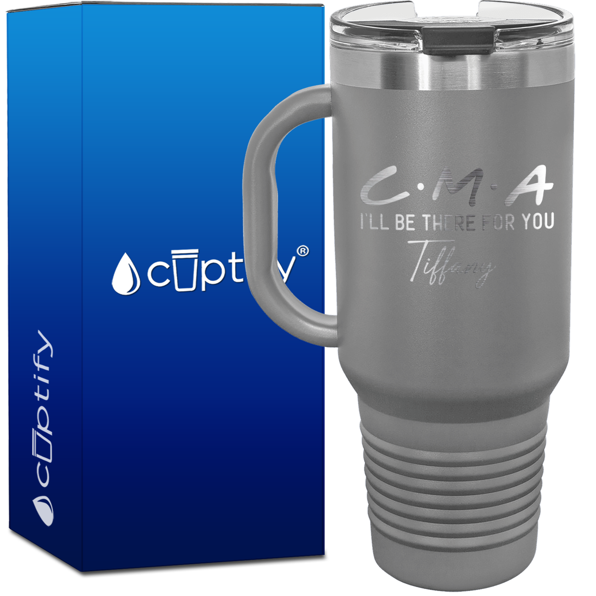 Personalized CMA I'll be there for you 40oz CMA Travel Mug
