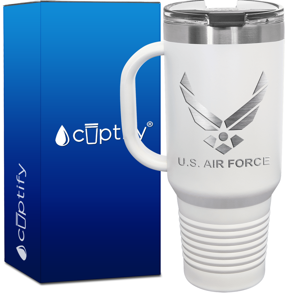 Personalized US Air Force 40oz Travel Mug
