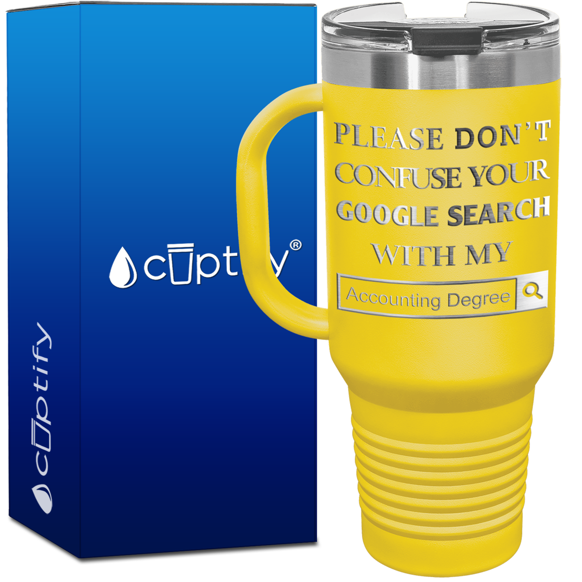 Google Search Accounting Degree 40oz Accountant Travel Mug