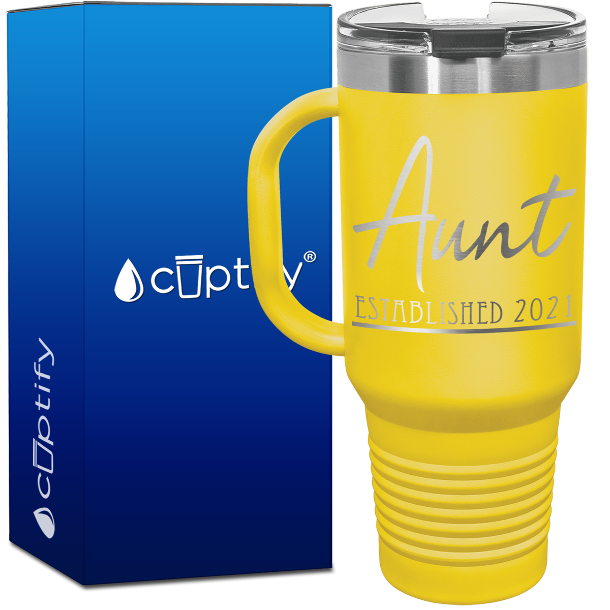 Aunt Established 40oz Aunt Travel Mug