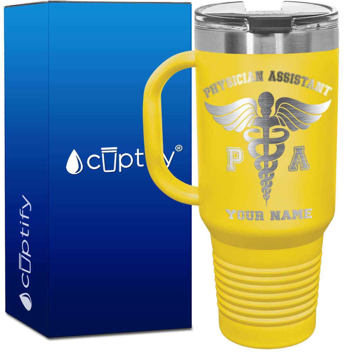 Personalized PA Physician Assistant 40oz Medical Travel Mug