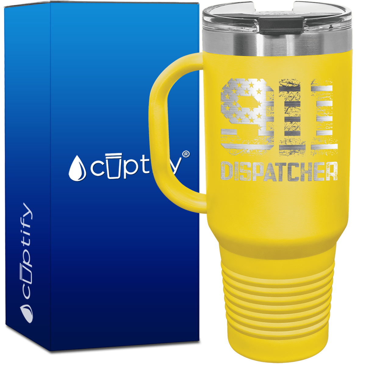 911 Dispatcher 40oz Dispatcher Travel Mug