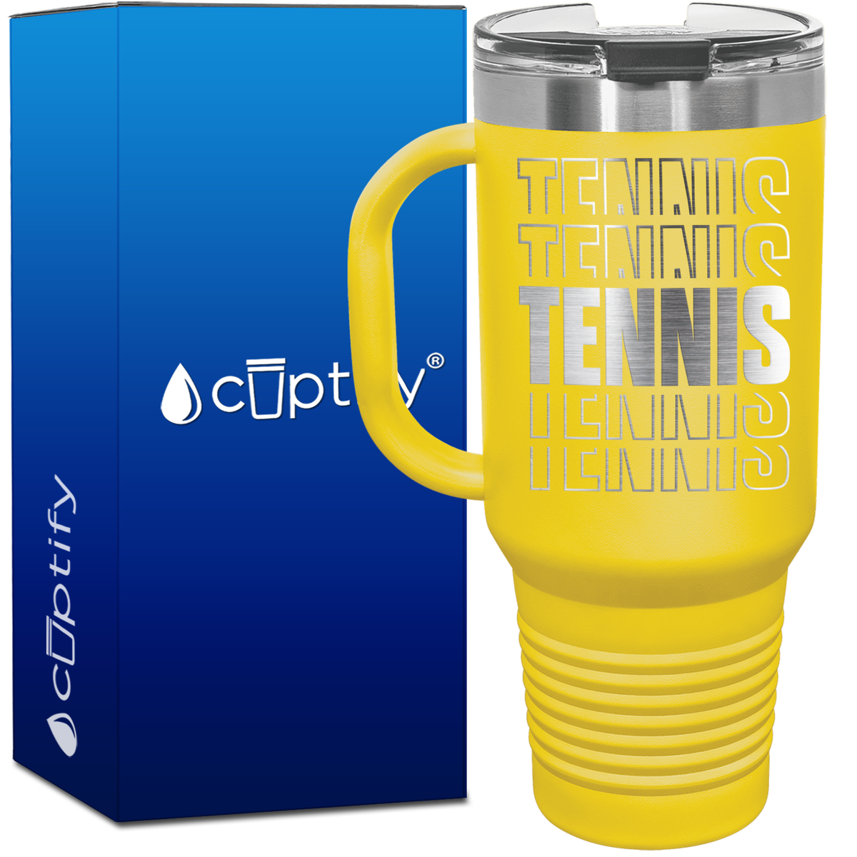 Tennis Tennis Tennis 40oz Travel Mug