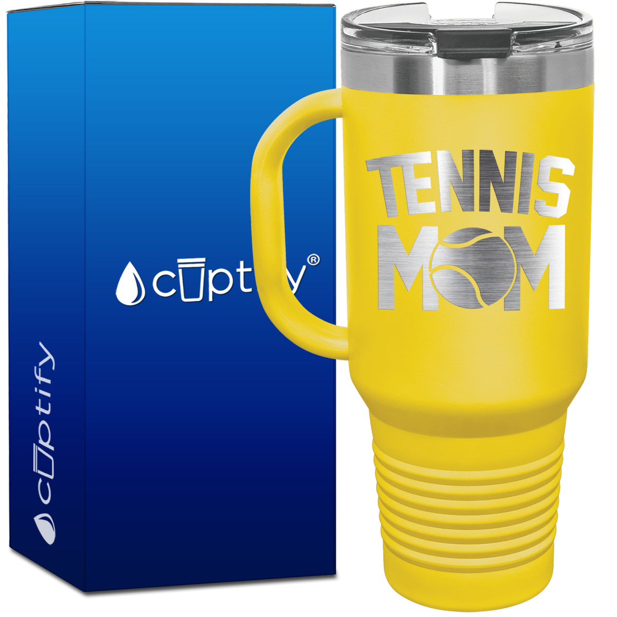 Tennis Mom 40oz Tennis Travel Mug