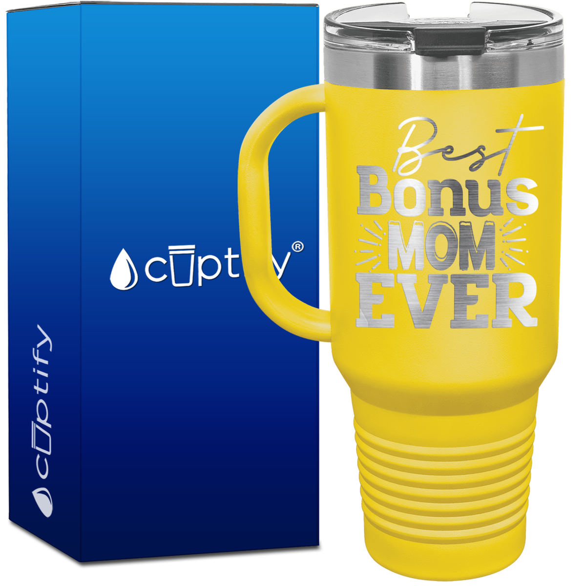 Best Bonus Mom Ever 40oz Mom Travel Mug
