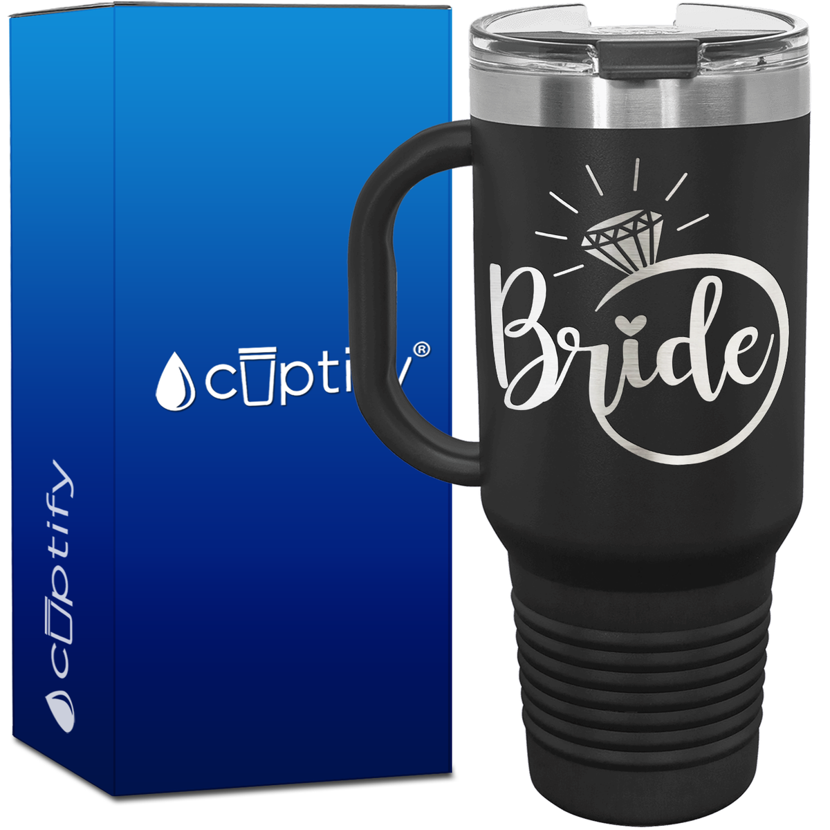 Bride Ring 40oz Travel Mug