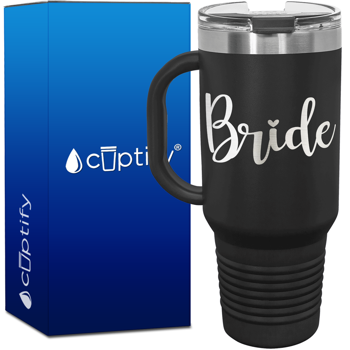 Bride Heart 40oz Travel Mug