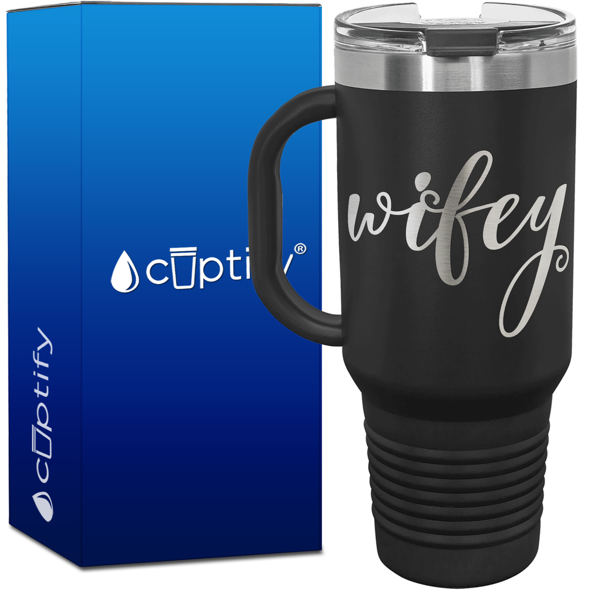 Wifey 40oz Travel Mug