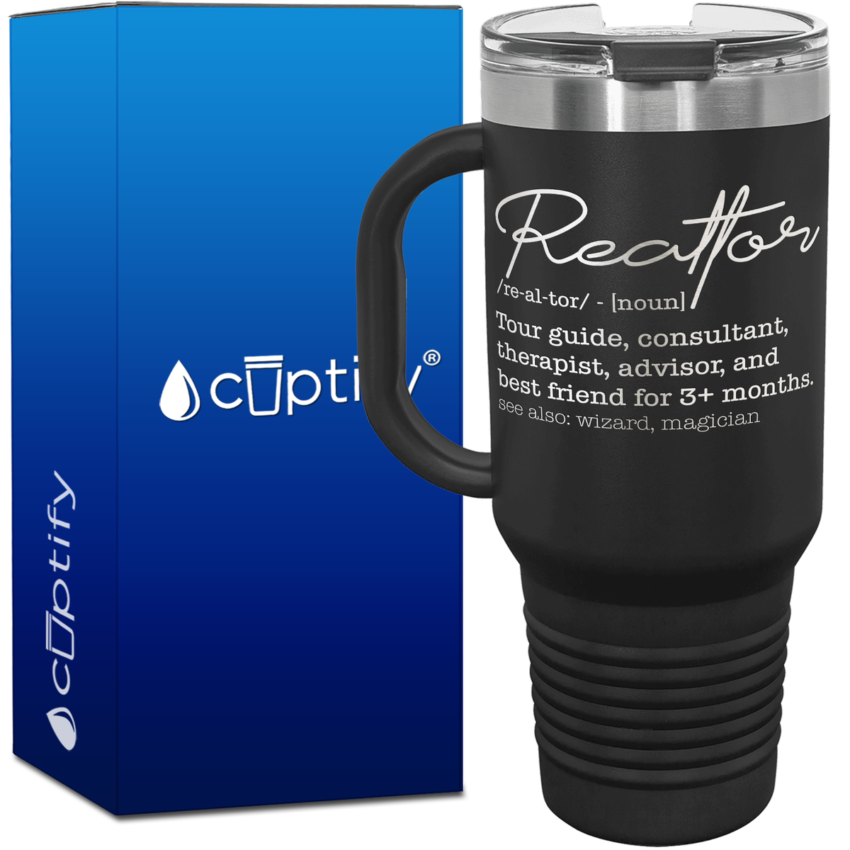 Realtor Definition 40oz Travel Mug