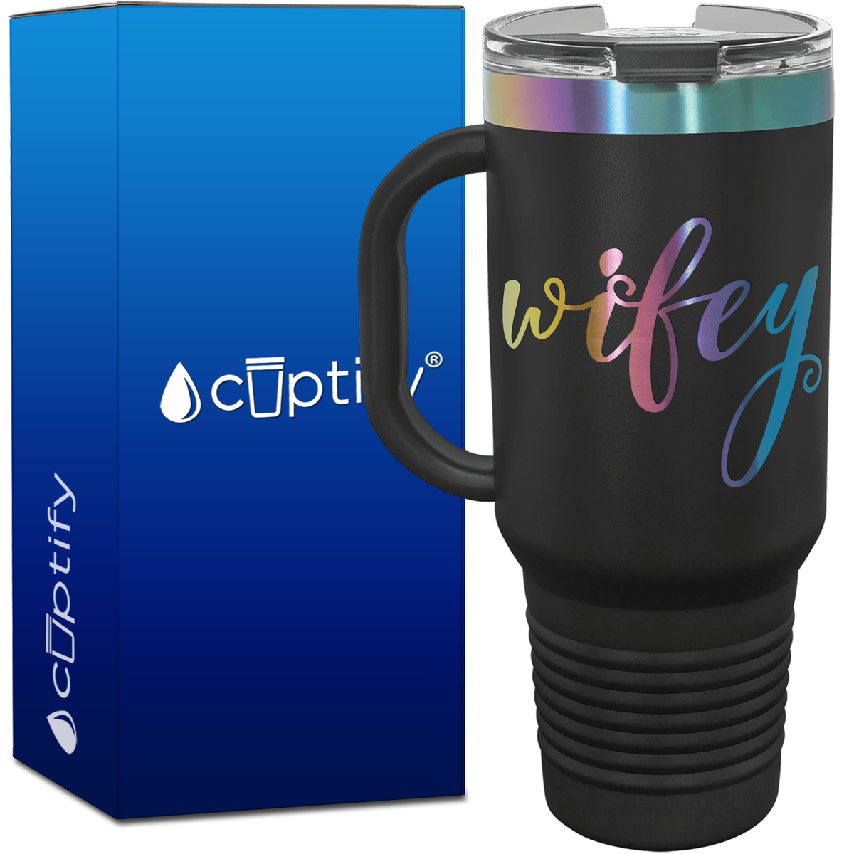 Wifey 40oz Travel Mug