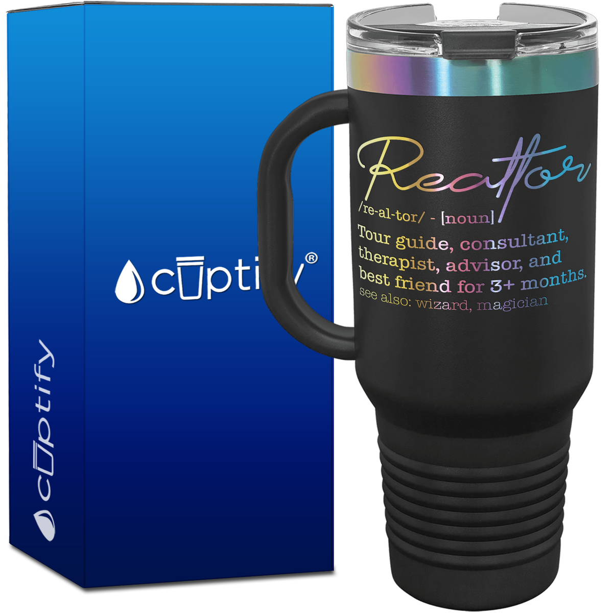 Realtor Definition 40oz Travel Mug