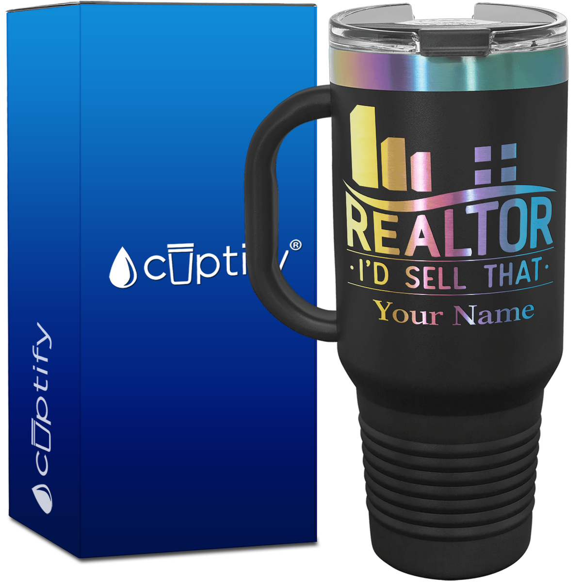 Personalized Realtor I'd Sell That 40oz Travel Mug