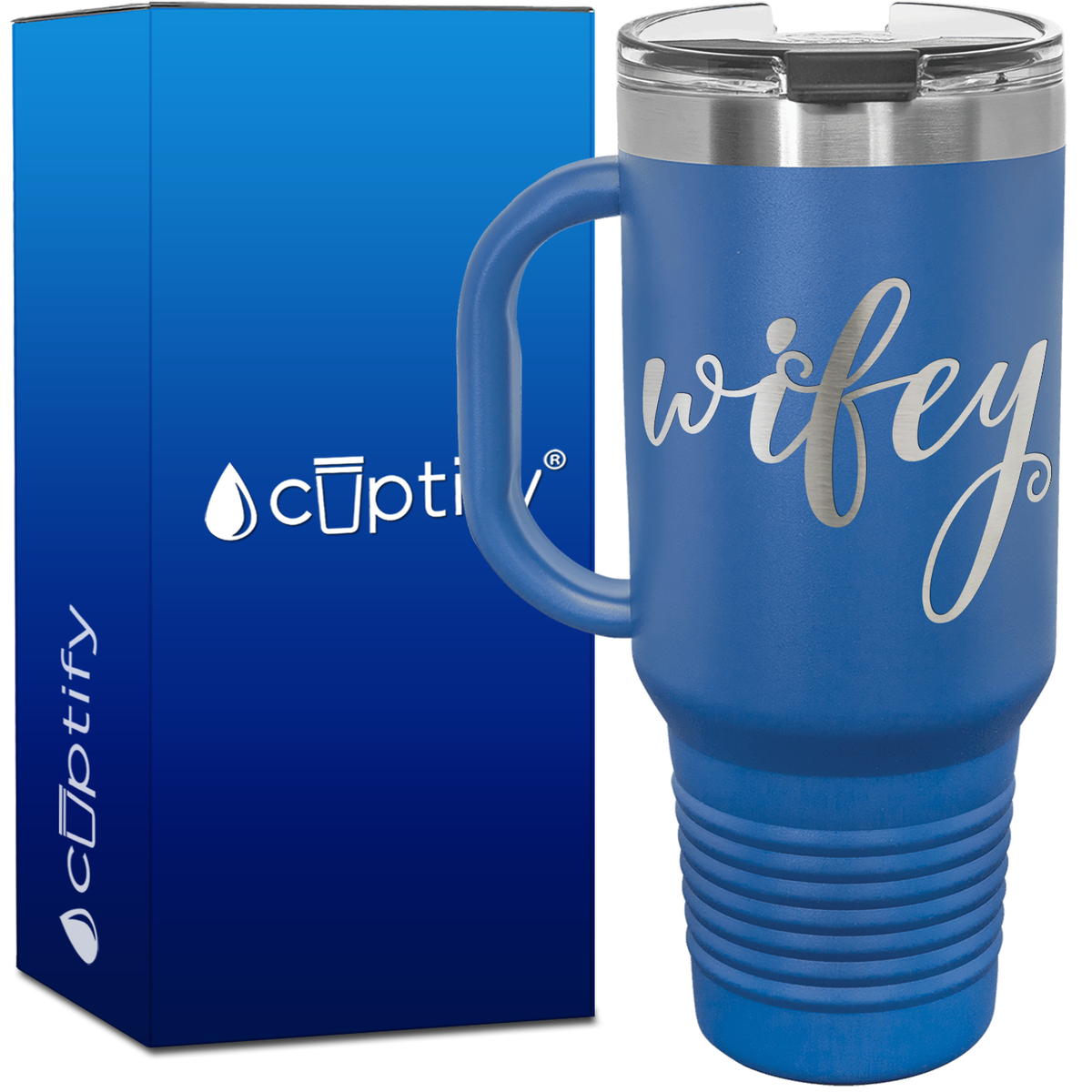 Wifey 40oz Travel Mug