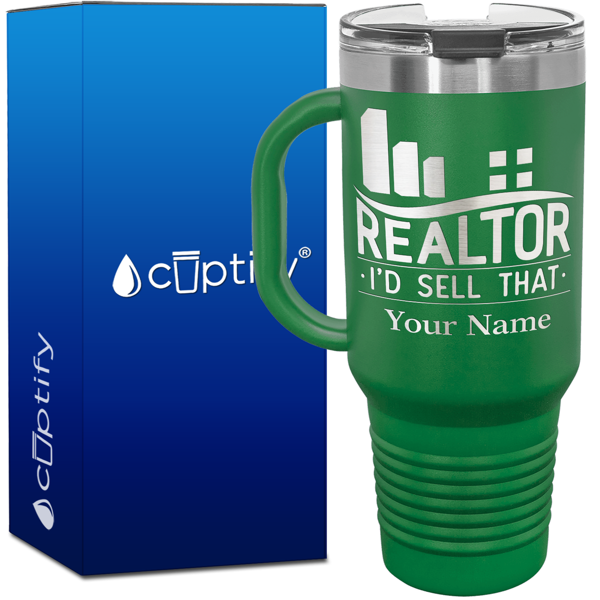 Personalized Realtor I'd Sell That 40oz Travel Mug