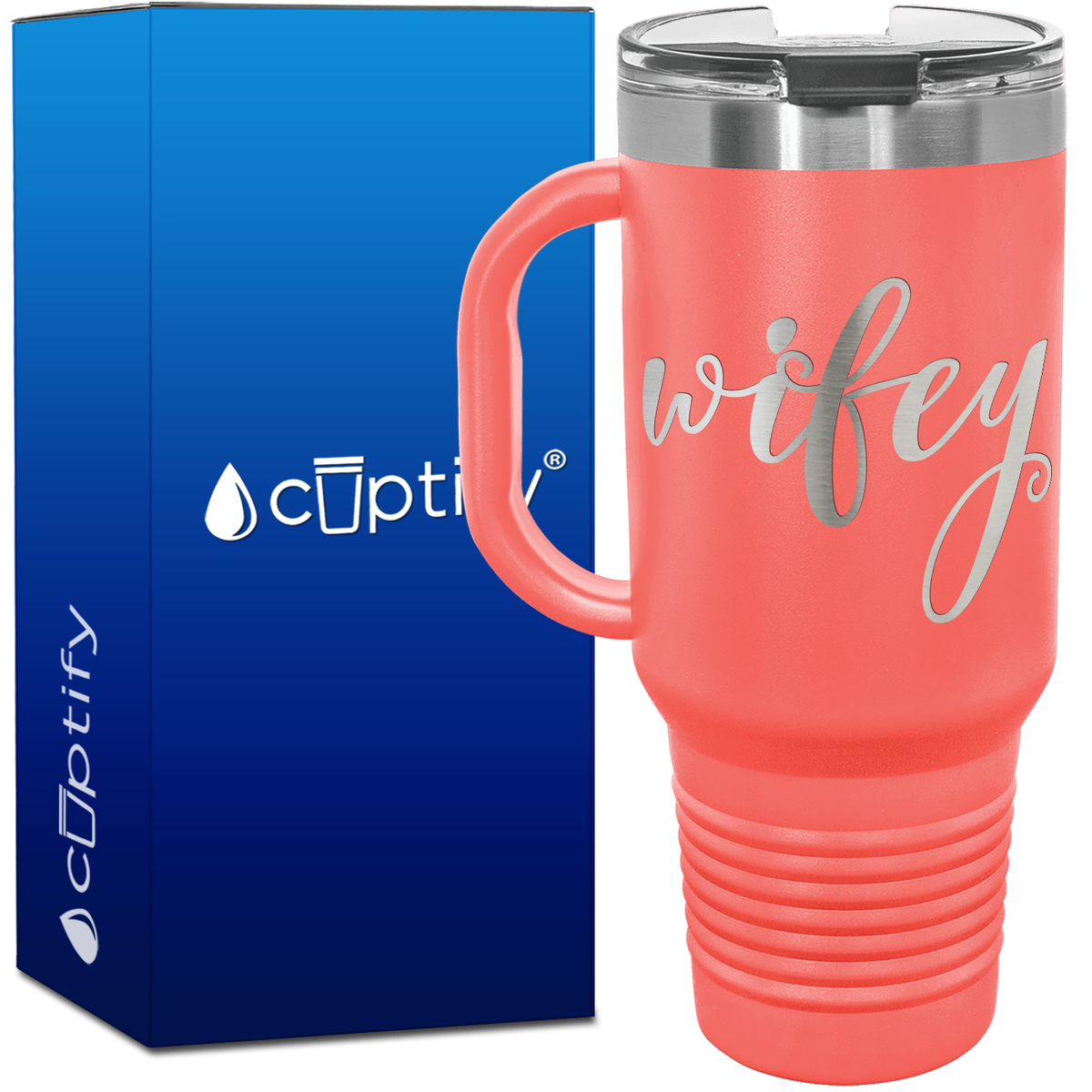 Wifey 40oz Travel Mug
