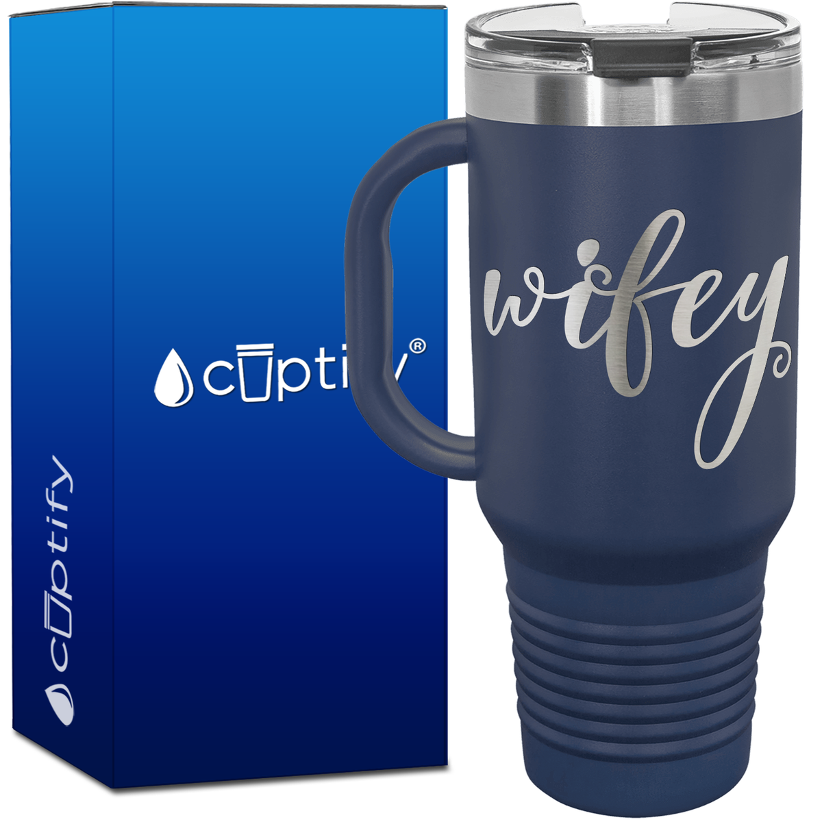 Wifey 40oz Travel Mug