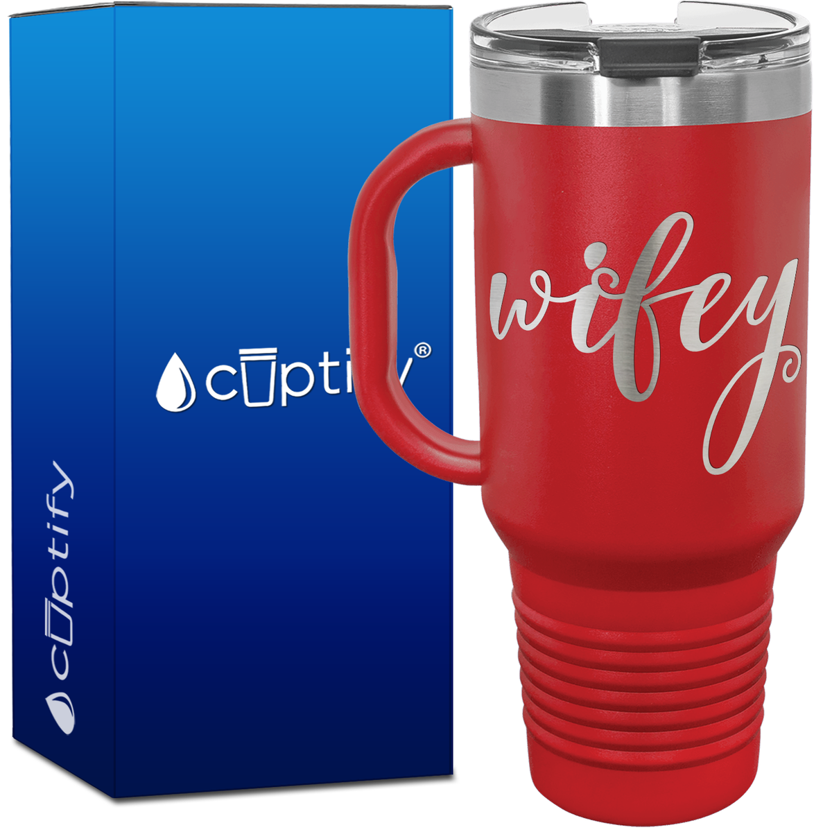 Wifey 40oz Travel Mug