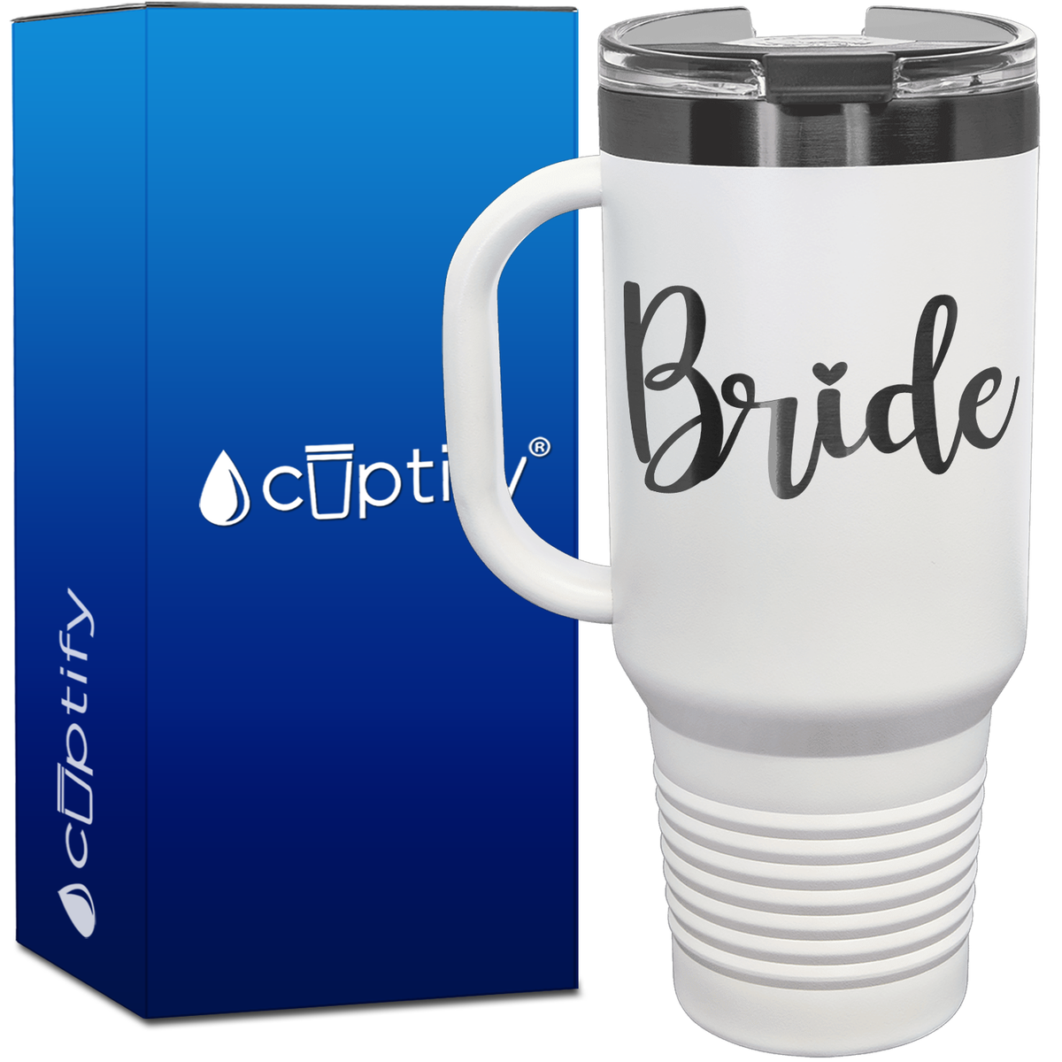 Bride Heart 40oz Travel Mug