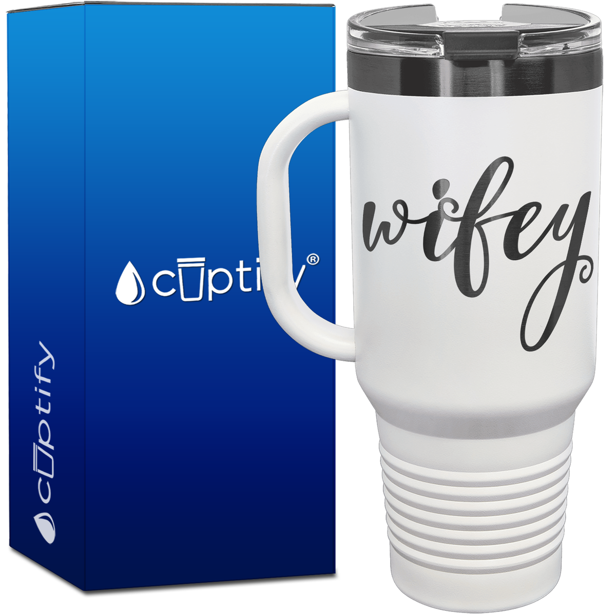 Wifey 40oz Travel Mug
