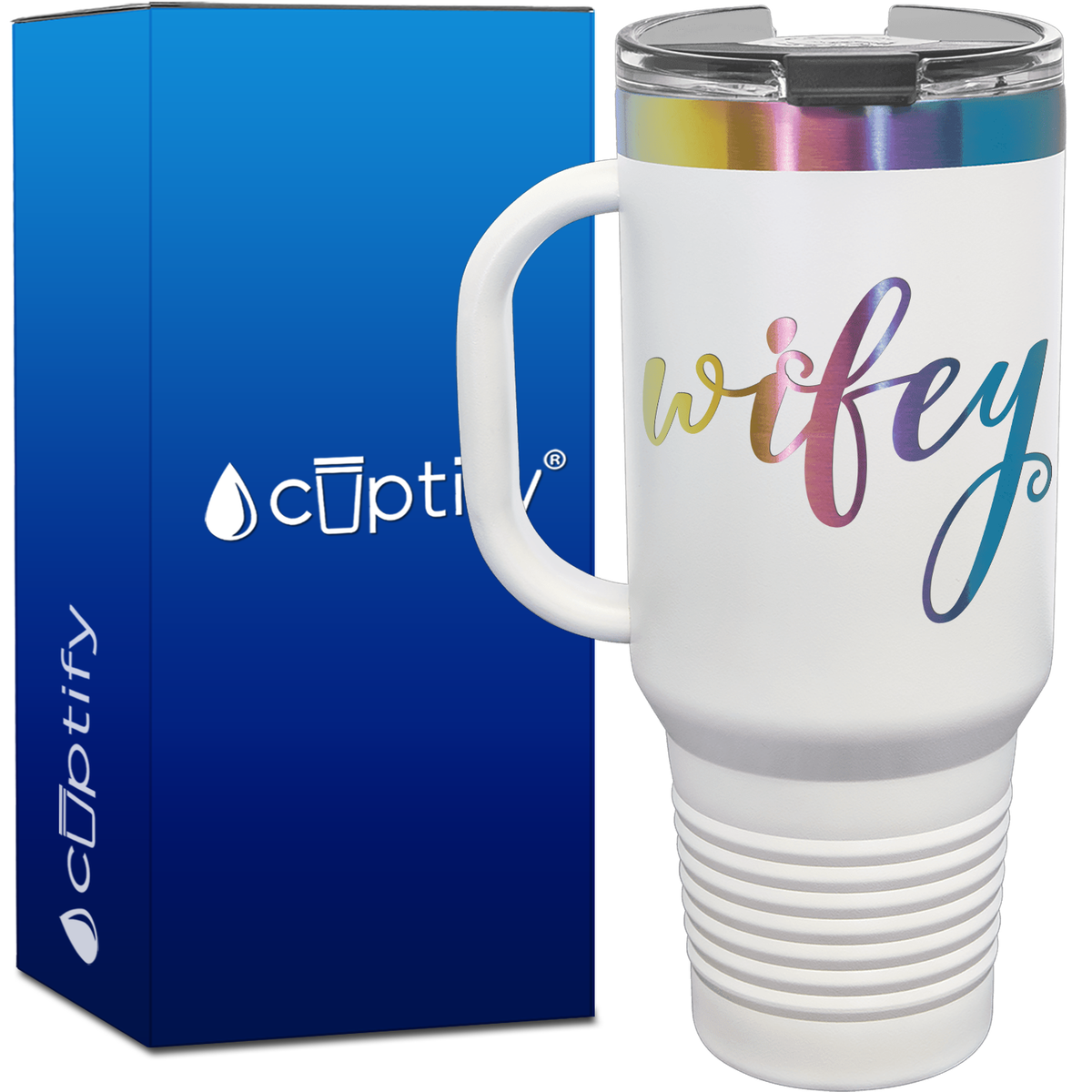 Wifey 40oz Travel Mug