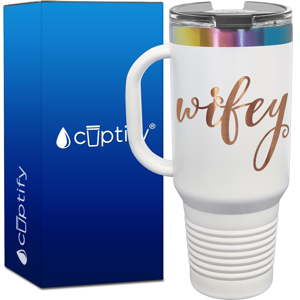 Wifey 40oz Travel Mug