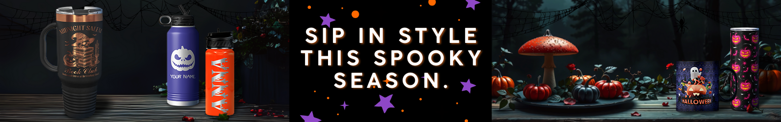 Halloween Drinkware - Tumblers and Mugs