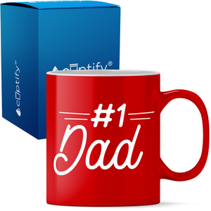 Number One Dad 11oz Coffee Mug