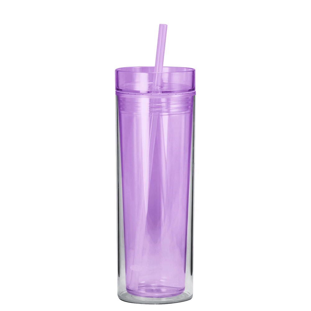 Customized 16oz Acrylic Skinny Tumbler
