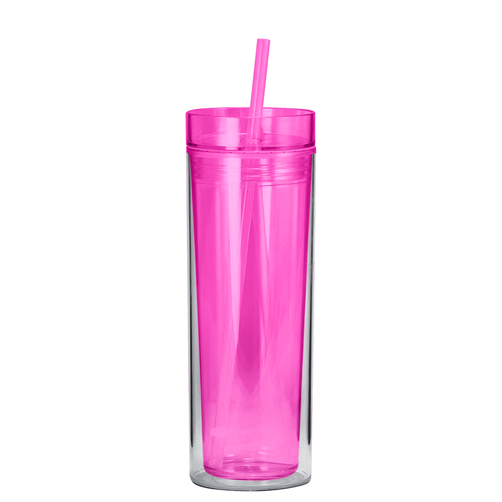 Customized 16oz Acrylic Skinny Tumbler