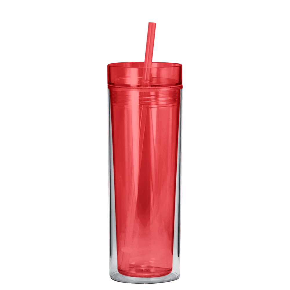 Customized 16oz Acrylic Skinny Tumbler