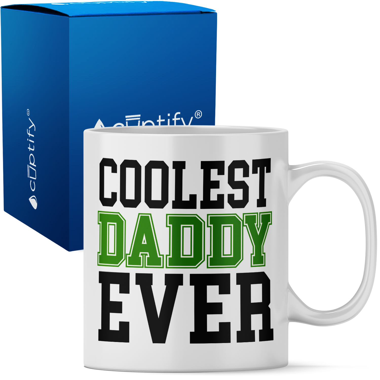 Coolest Daddy Ever 11oz Ceramic Coffee Mug