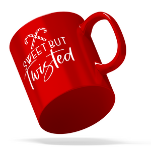 Sweet but Twisted Personalized 11oz Red Christmas Coffee Mug