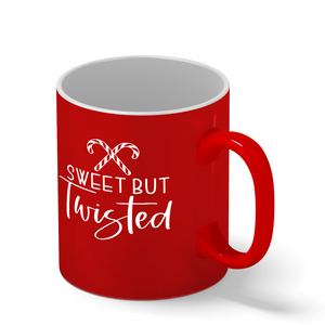 Sweet but Twisted Personalized 11oz Red Christmas Coffee Mug