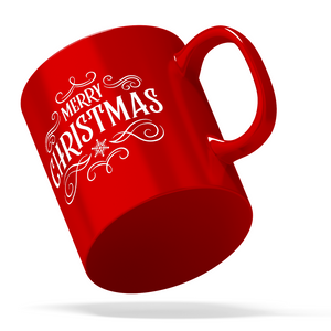 Merry Christmas Personalized 11oz Red Christmas Coffee Mug