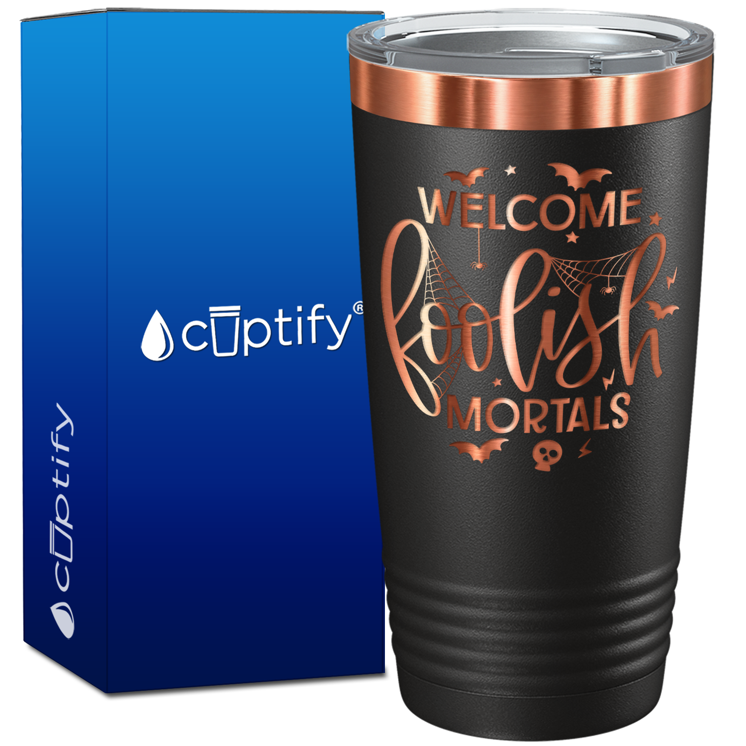 Welcome Foolish Mortals on Halloween 20oz Tumbler