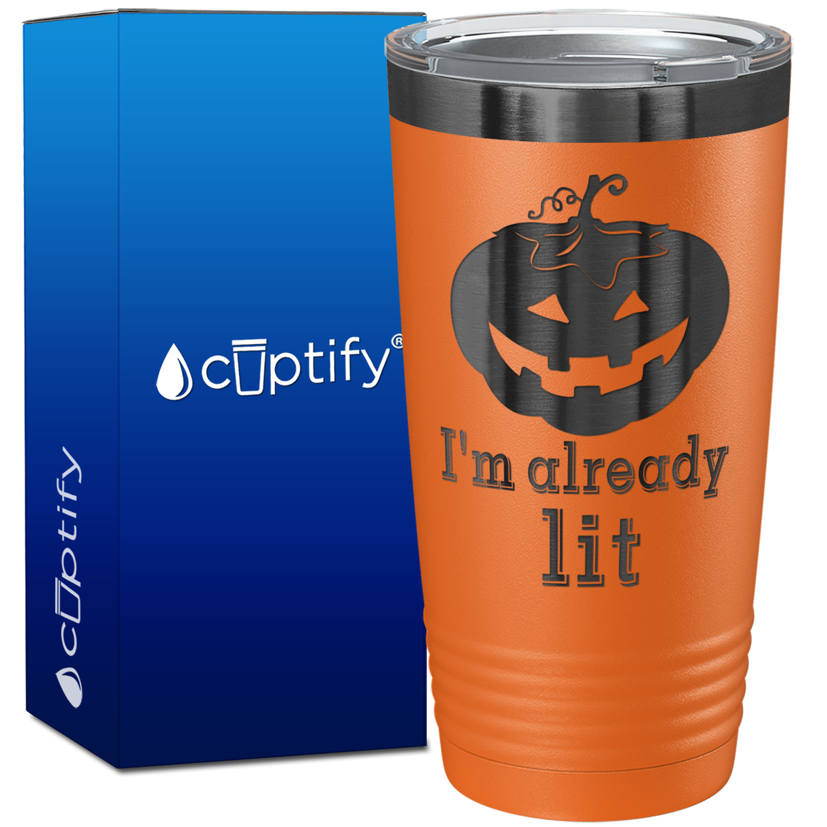 I'm Already Lit on Halloween 20oz Tumbler