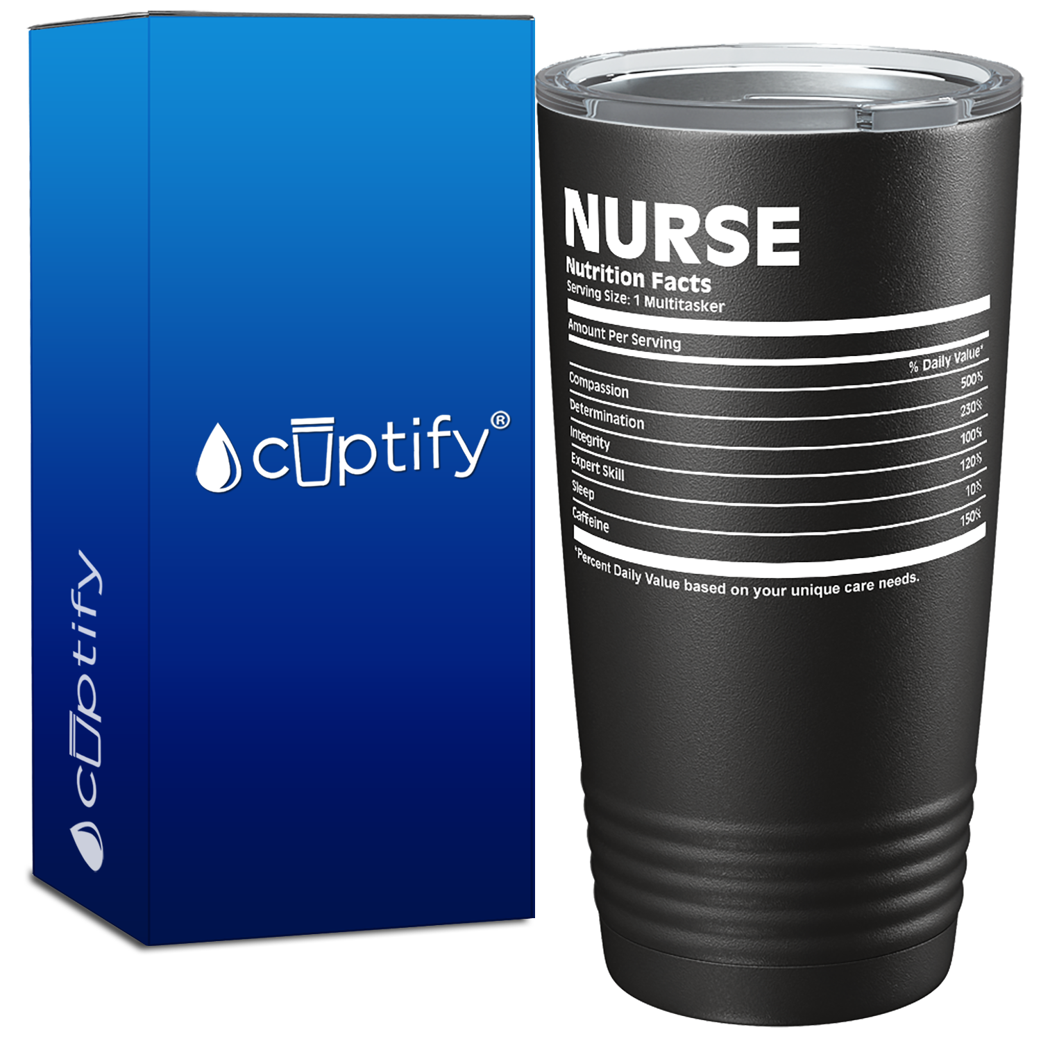 Nurse Nutrition Facts 20oz Nurse Tumbler