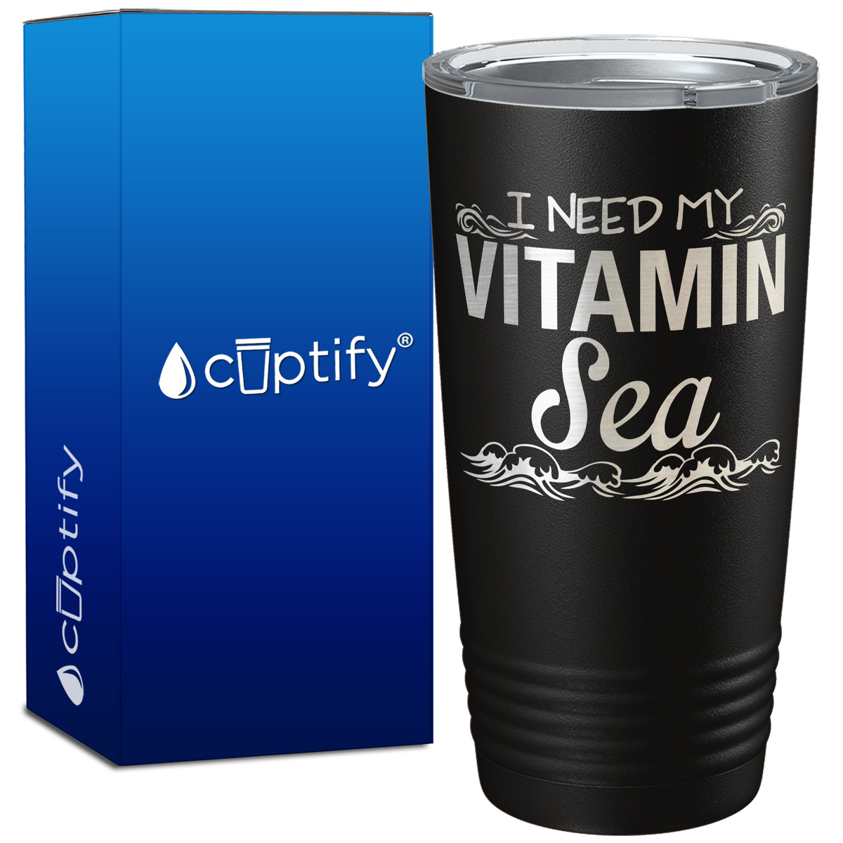 I Need my Vitamin Sea 20oz Beach Life Tumbler