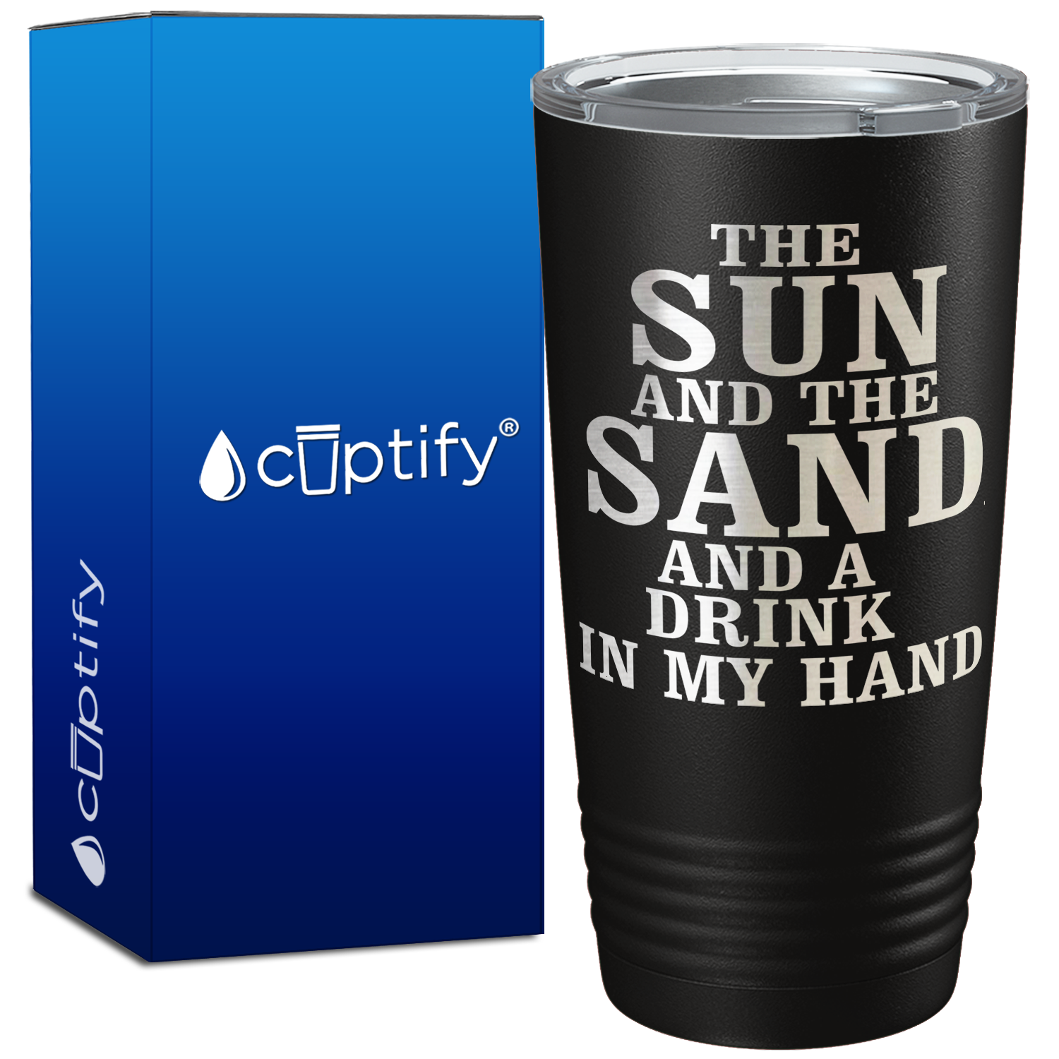The Sun and the Sand 20oz Beach Tumbler
