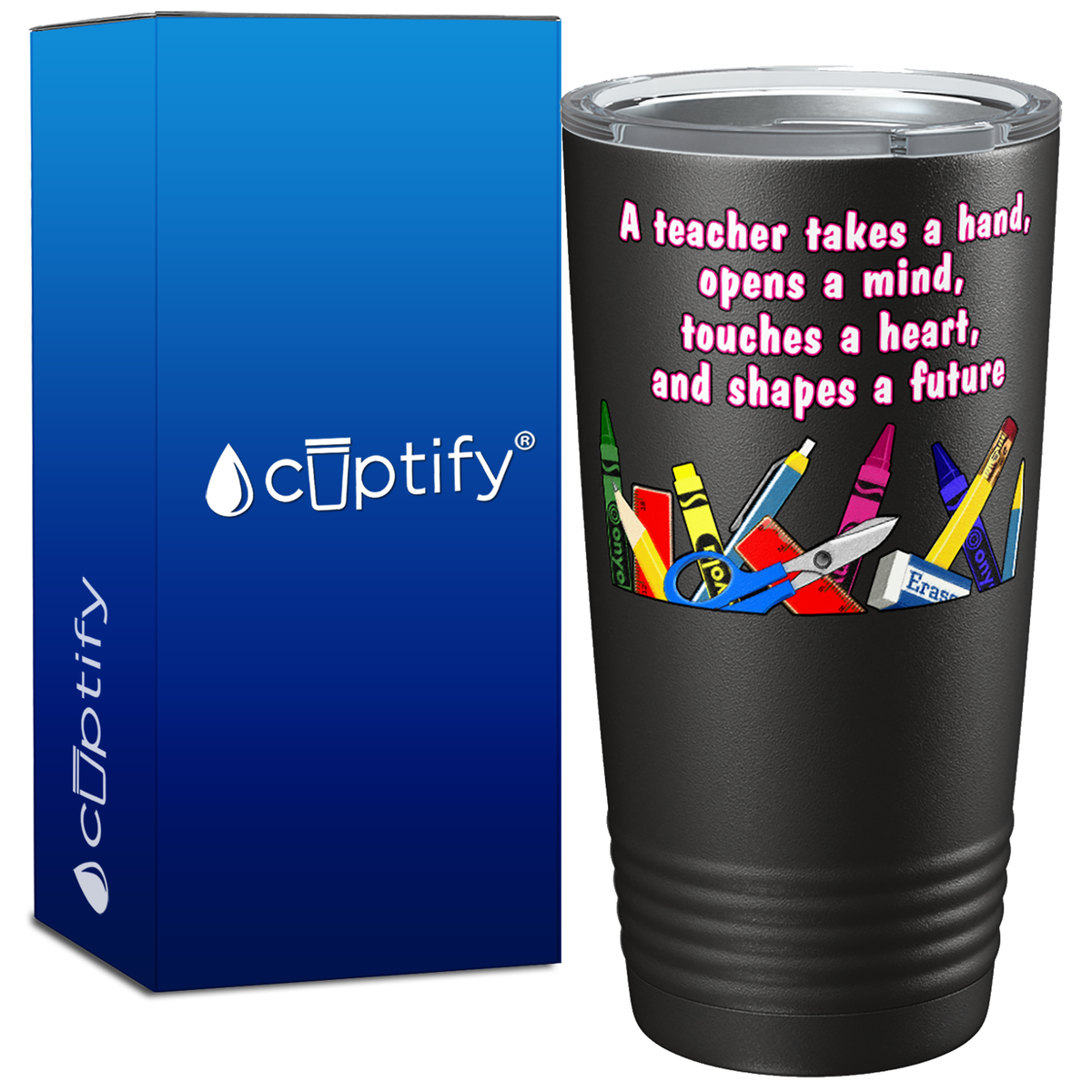A Teacher Takes a Hand on 20oz Tumbler