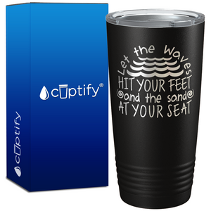 Let the Waves 20oz Beach Life Tumbler