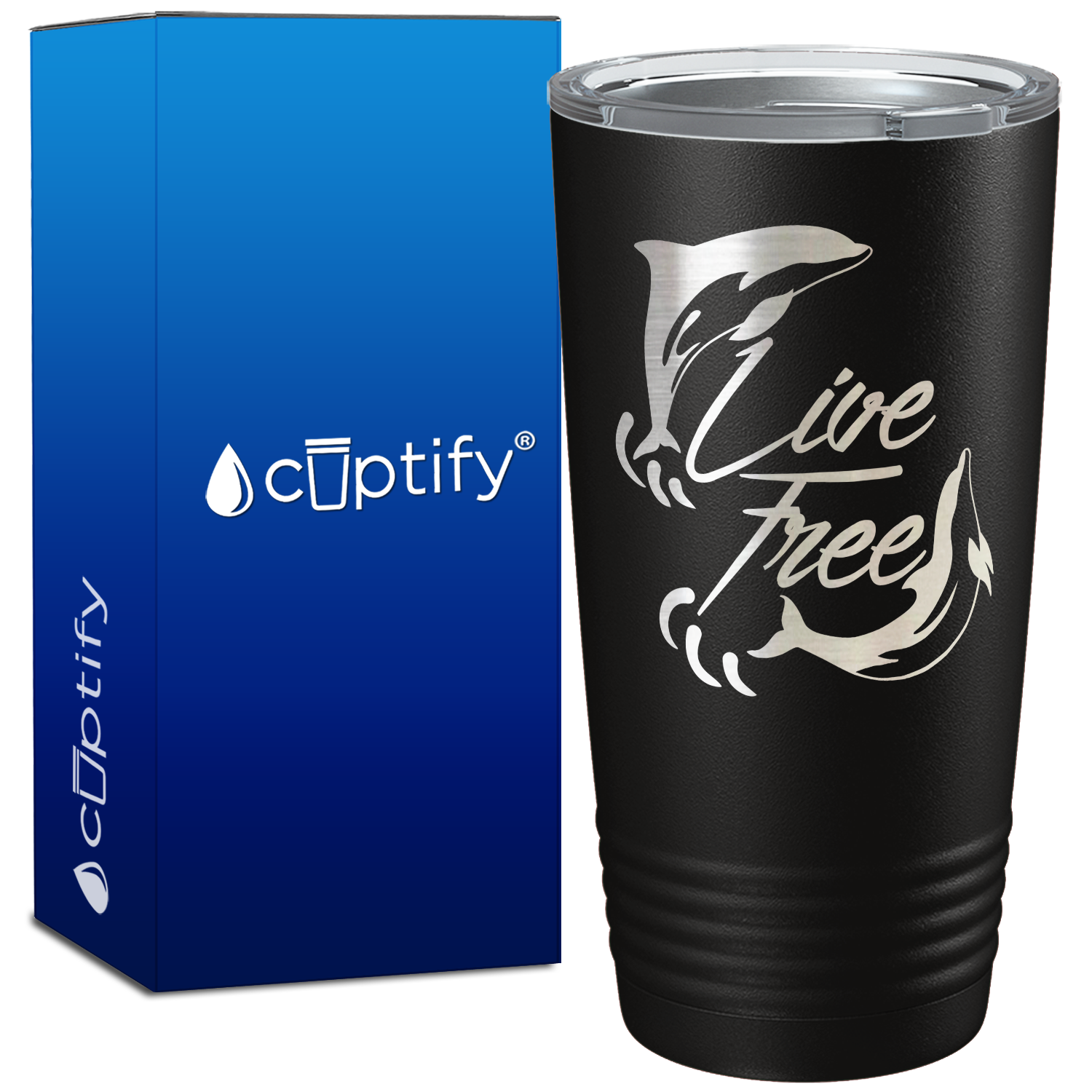 Live Free 20oz Beach Life Tumbler