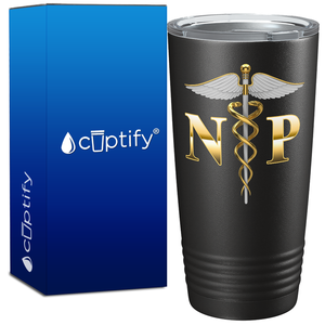 Nurse Practitioner Caduceus 20oz Nurse Tumbler