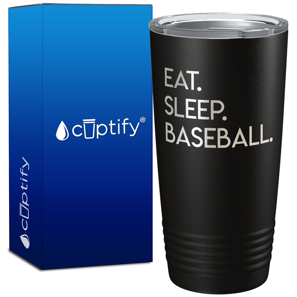 Eat Sleep Baseball on 20oz Tumbler