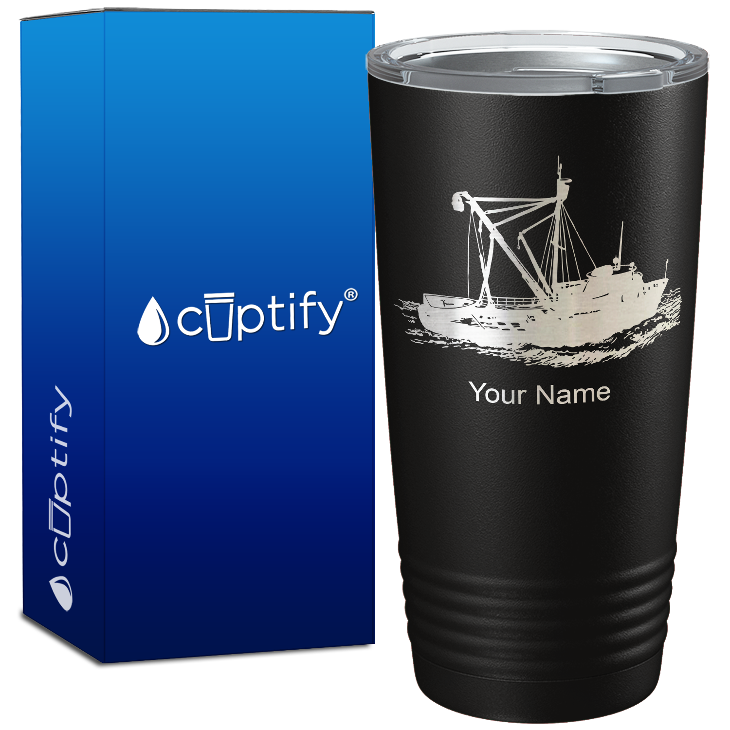 Lifetime Creations Engraved Personalized Fishing Stainless  Steel Tumbler with Lid 20 oz (Black): Fisherman Coffee Travel Mug with  Name, I'd Rather Be Fishing: Tumblers & Water Glasses