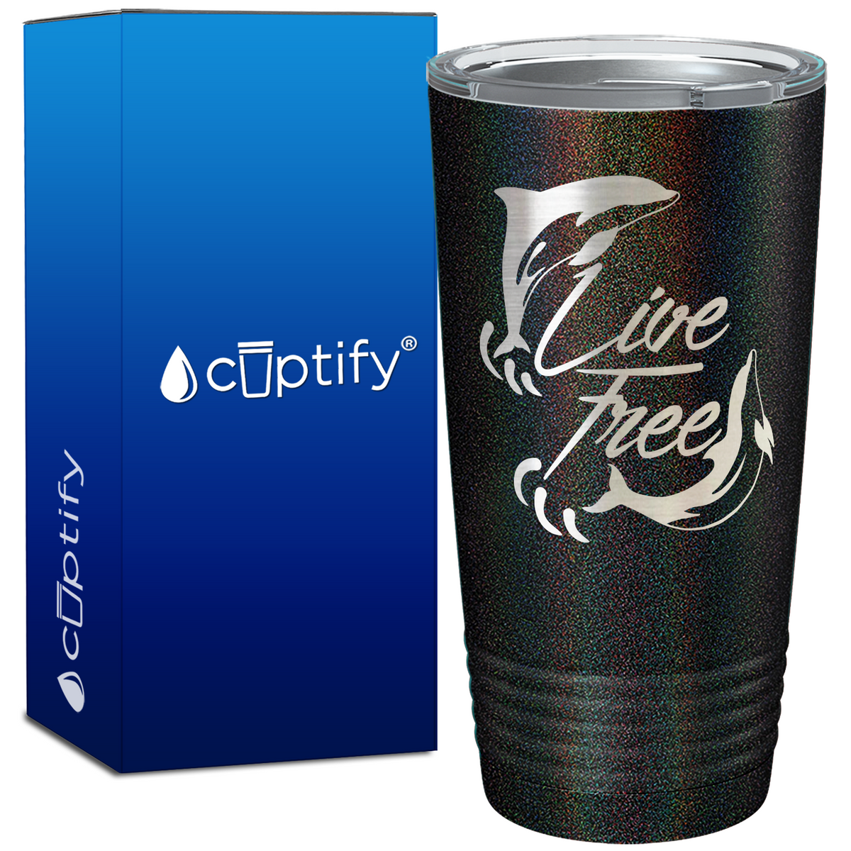 Live Free 20oz Beach Life Tumbler