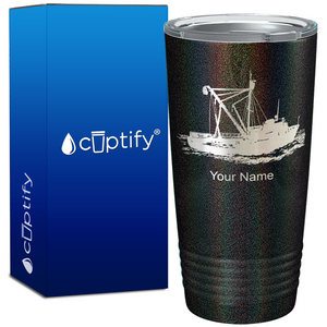 Fishing Boat on Fishing 20oz Tumbler