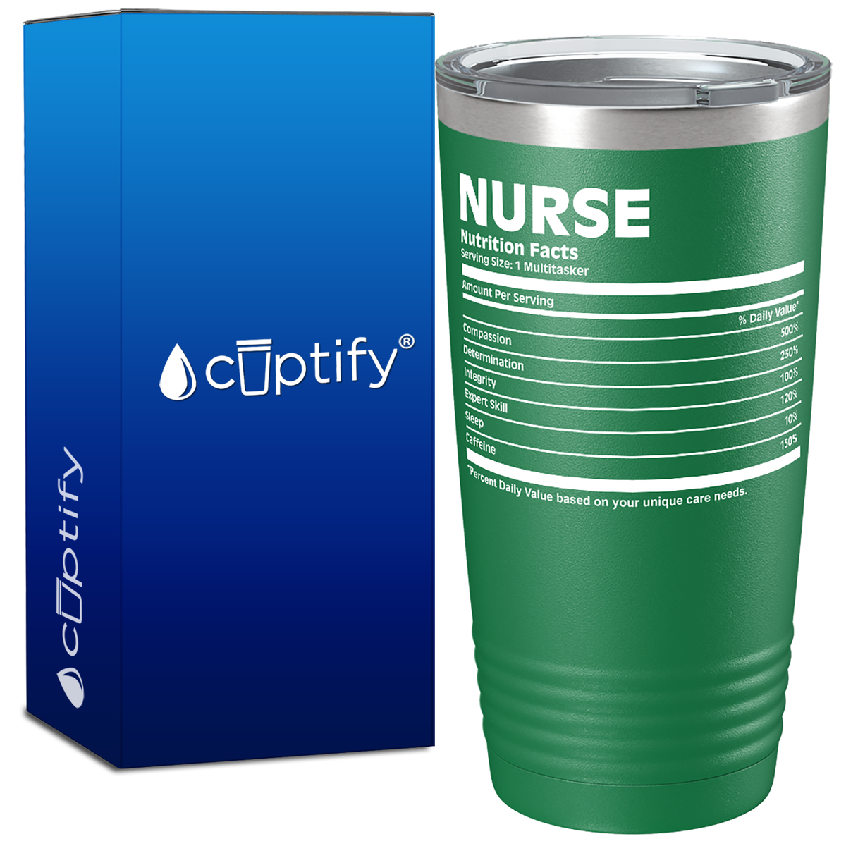 Nurse Nutrition Facts 20oz Nurse Tumbler