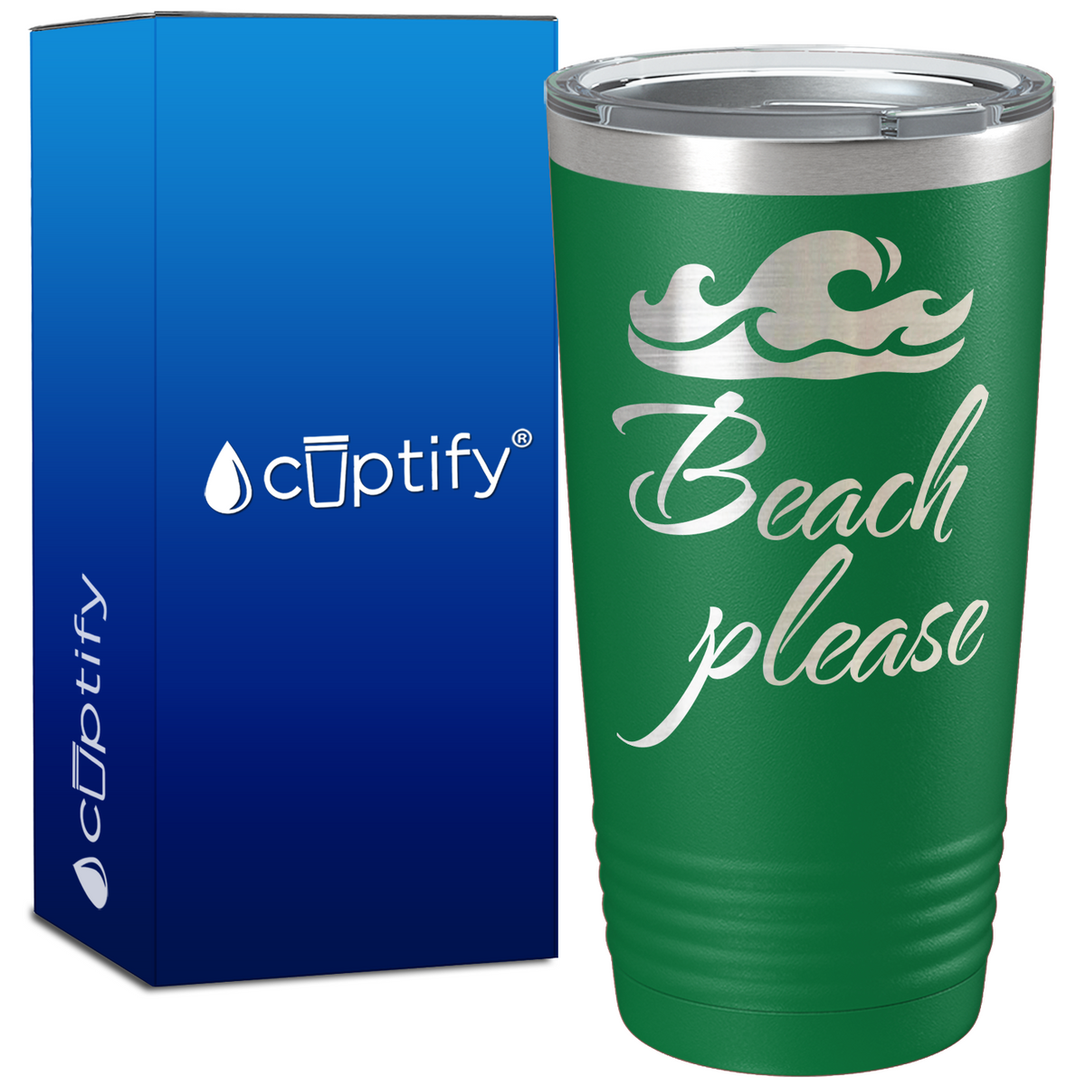 Beach Please 20oz Tumbler