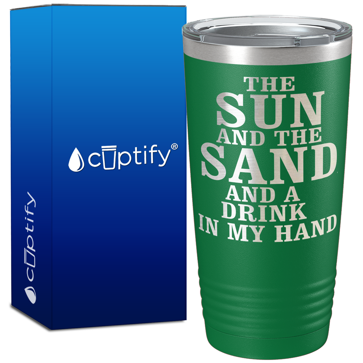 The Sun and the Sand 20oz Beach Tumbler